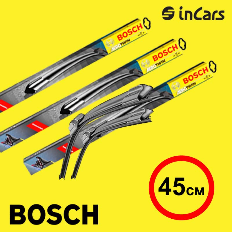 Щітки склоочистника  Bosch Aero Twin 45 см